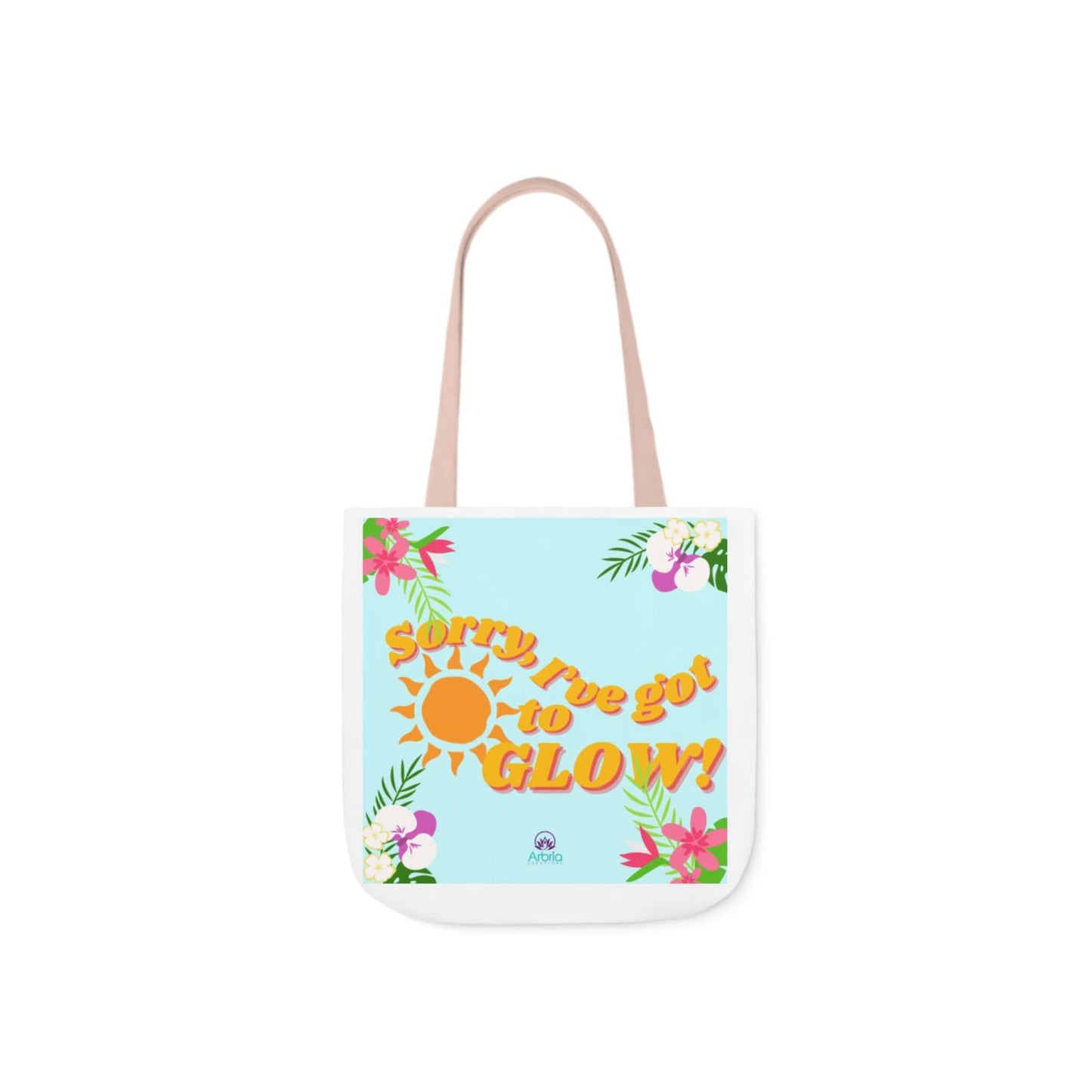 Sunkiss Blue Canvas Tote Bag