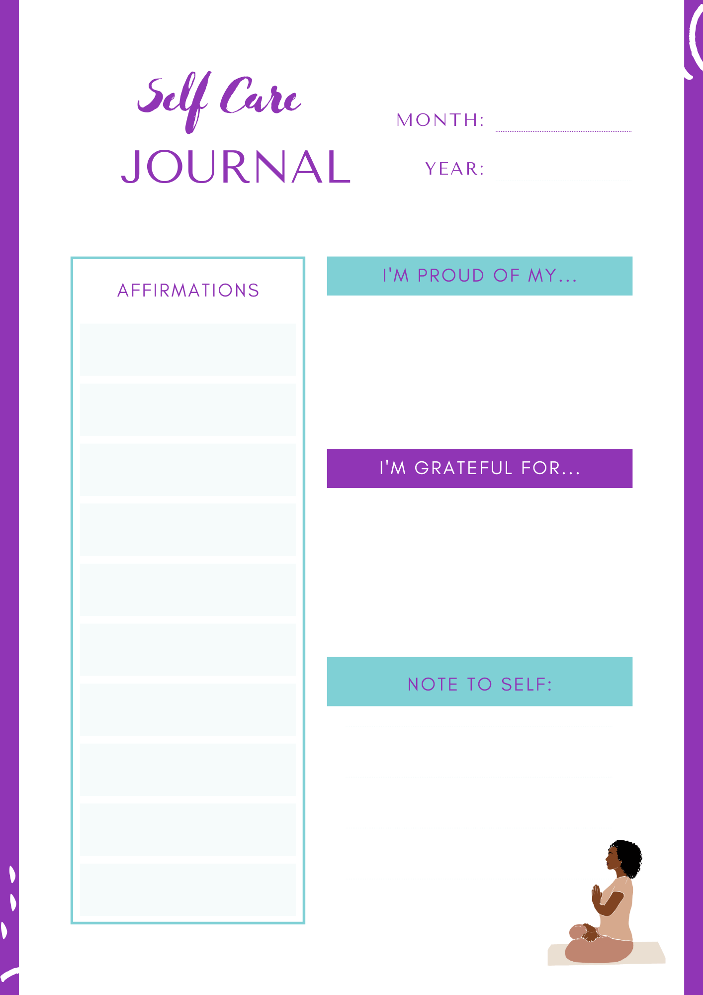 My Self-Care Planner