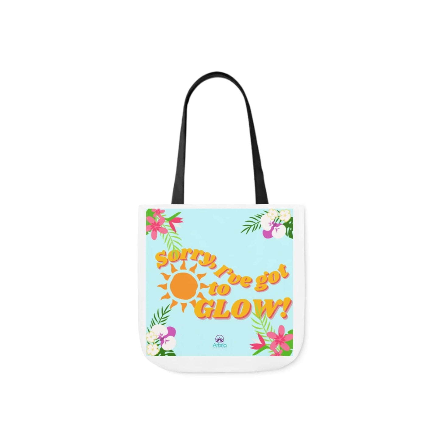 Sunkiss Blue Canvas Tote Bag