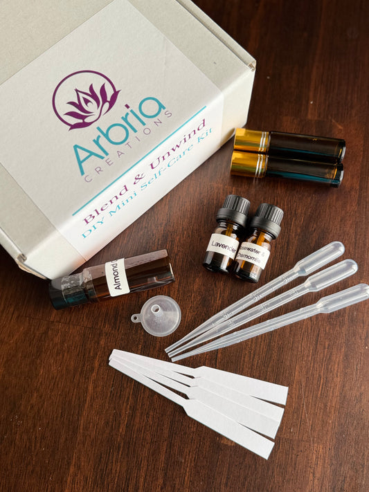Mini Self-Care Kit Box and Supplies