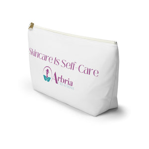 Skincare is Self-Care Accessory Pouch w T-bottom