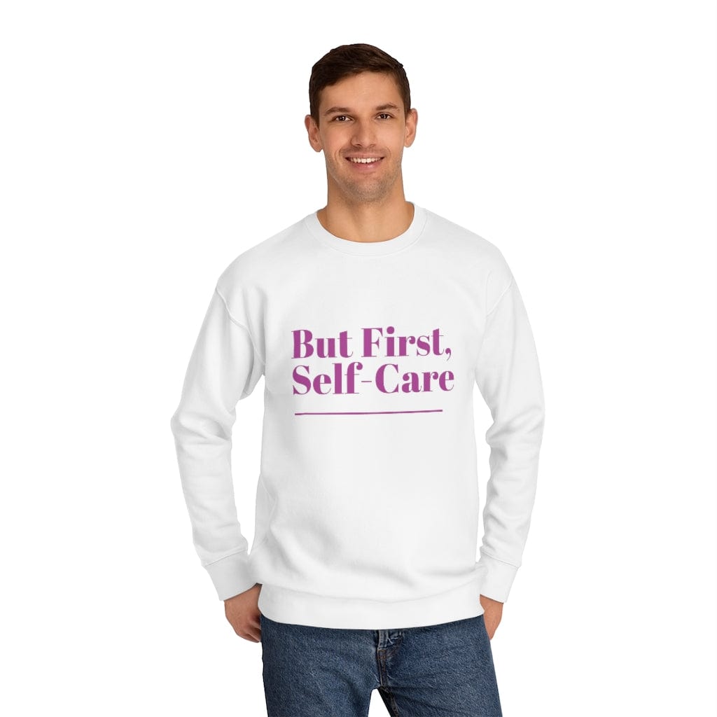 But First Self-care Crew Sweatshirt