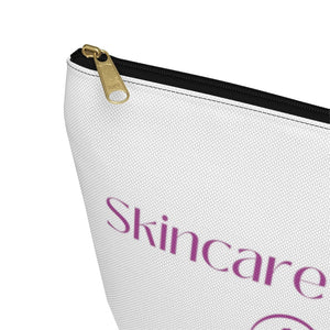 Skincare is Self-Care Accessory Pouch w T-bottom