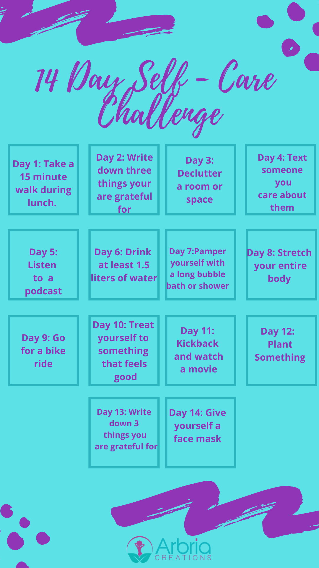 14 Day Self-Care Challenge