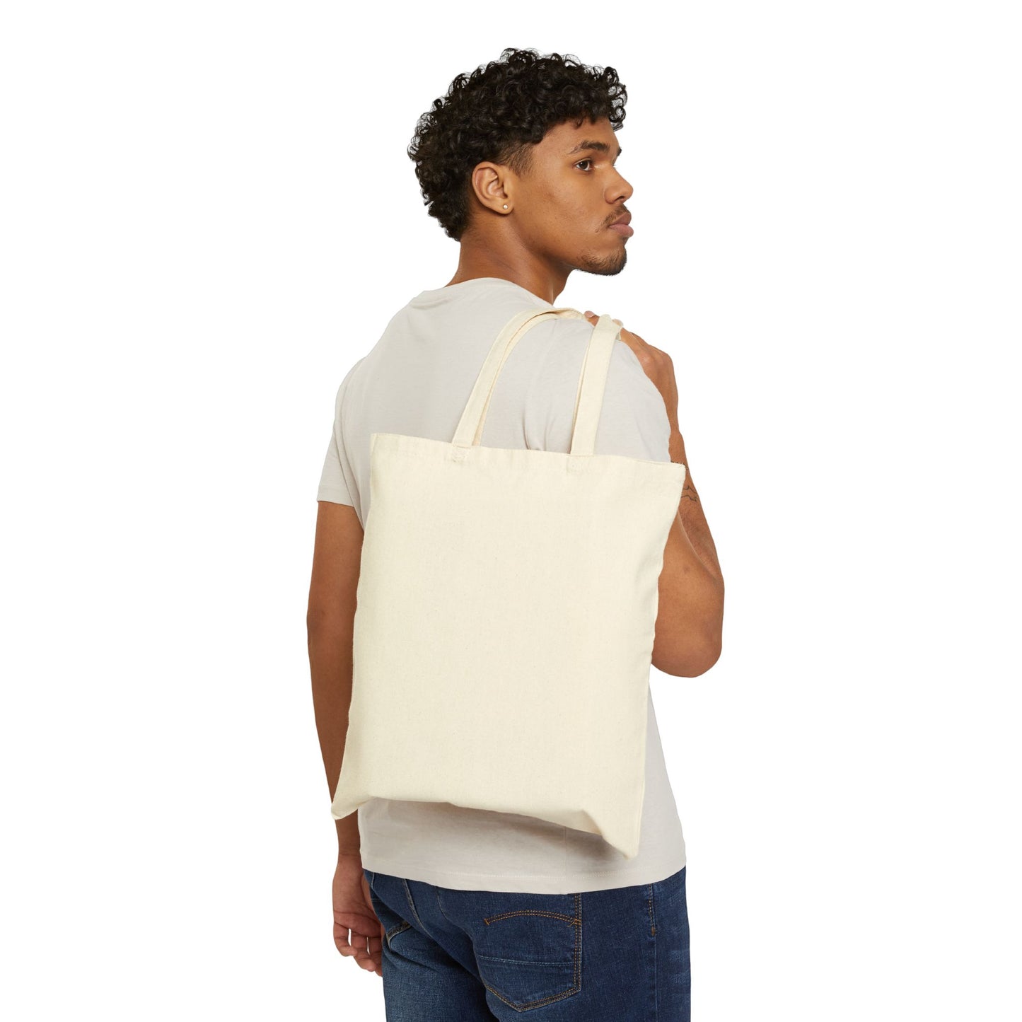 Unbothered Moisturized Cotton Canvas Tote Bag