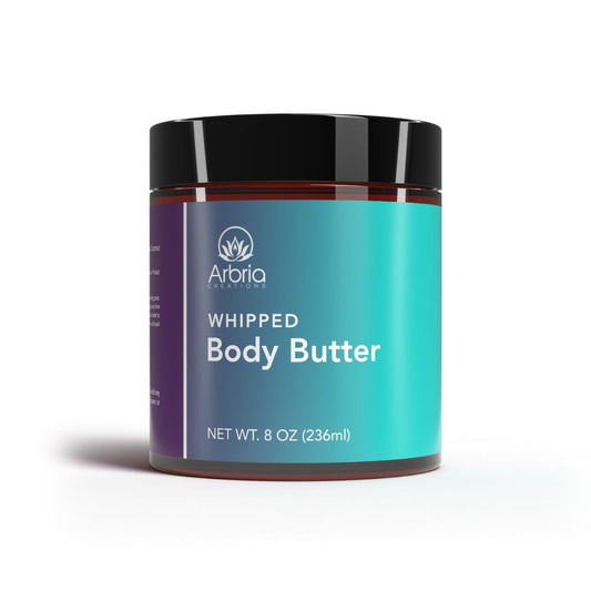 Arbria Creations 8 oz whipped body butter made with shea, mango and cocoa butter