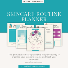 Load image into Gallery viewer, Skincare Routine Planner