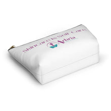 Load image into Gallery viewer, Skincare is Self-Care Accessory Pouch w T-bottom