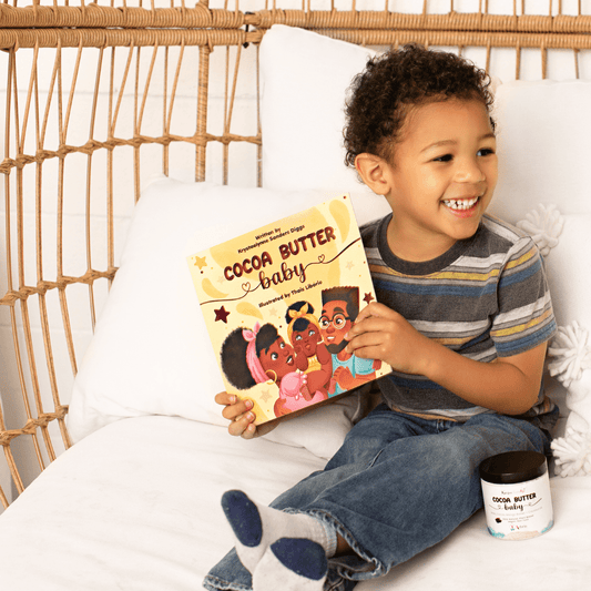 Cocoa Butter Baby Bundle include book and whipped body butter 